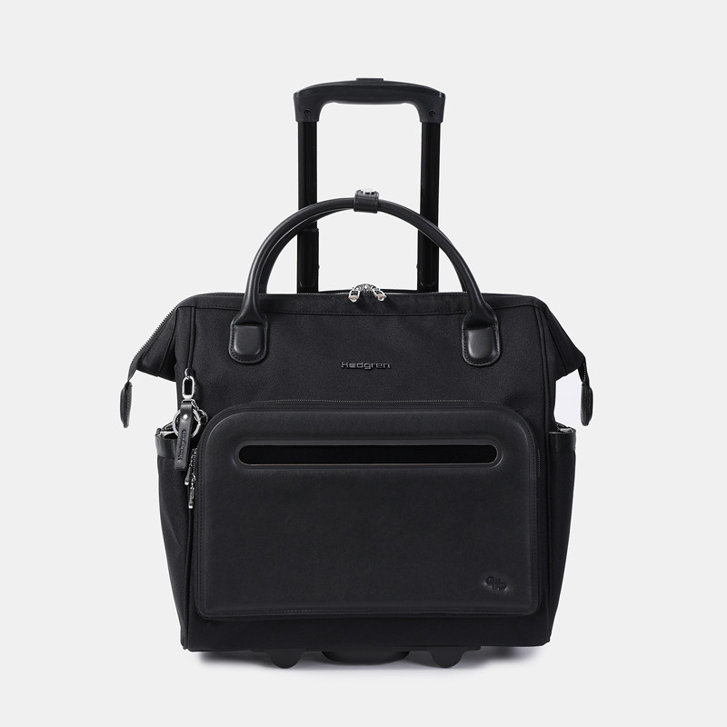 Hedgren trolley business femme fika noir face
