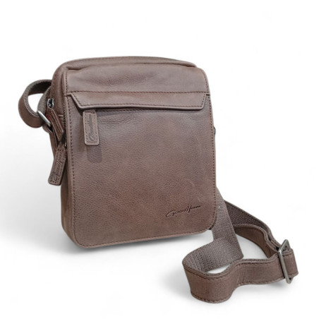 GERARD HENON Sacoche Homme chocolat 7102 face