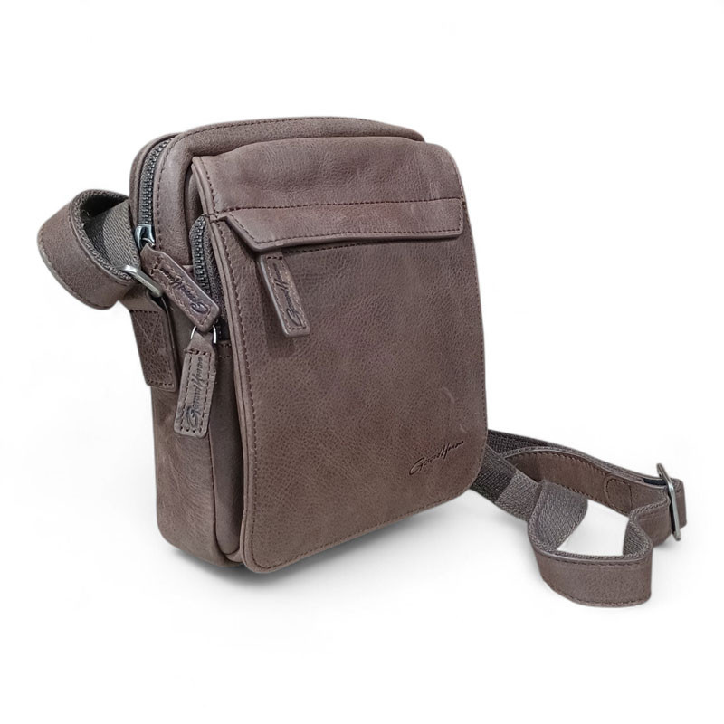 GERARD HENON Sacoche Homme chocolat 7102 coté
