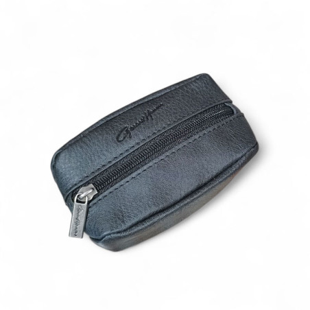 Porte monnaie zip HENON noir