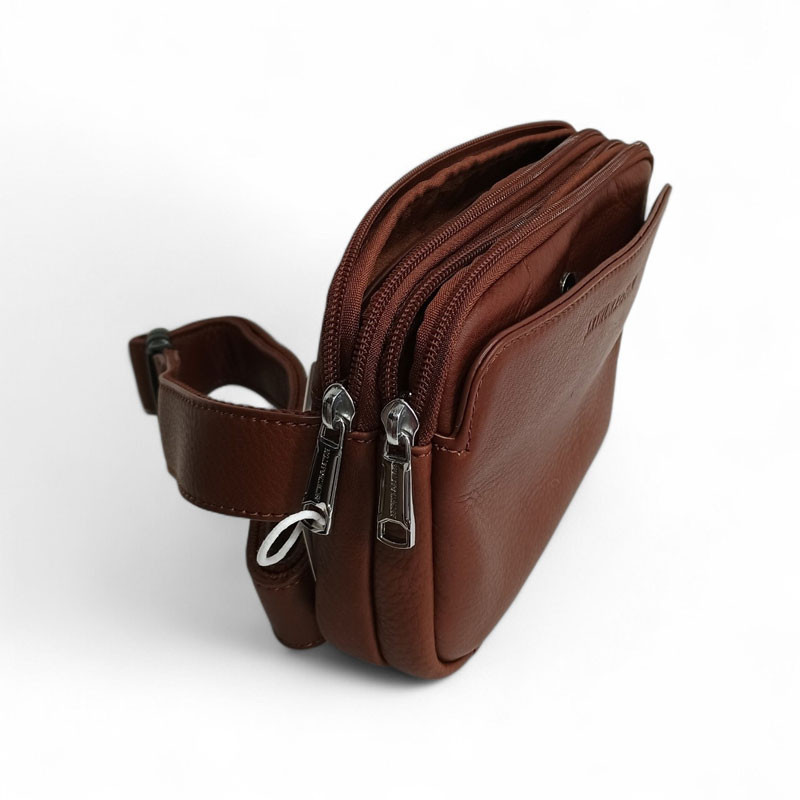 sac ceinture Arthur aston 2528-579 ANGE cognac ouvert