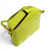 POURCHET Petit sac CASSETTA vernis fluo ouvert