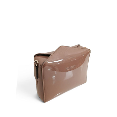 Petit sac Pourchet Cassetta vernis taupe