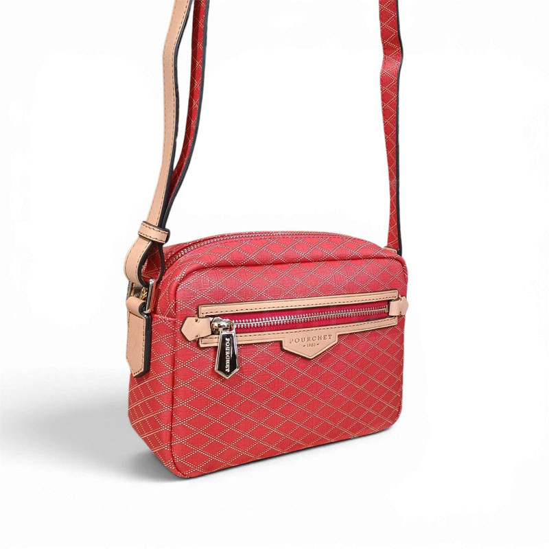 Caméra bag Pourchet Waves rouge face