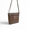 Sac cuir g CONTI vintage souple 4203379 choco face