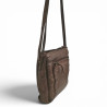 Sac cuir g CONTI vintage souple 4203379 choco coté