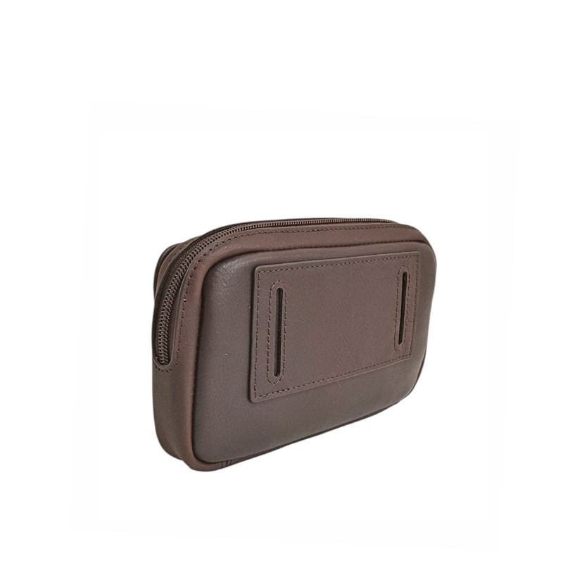 Grande poche ceinture cuir DANNY chataigne 2602-10 dos