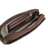 Grande poche ceinture cuir DANNY chataigne 2602-10 ouvert