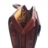 Cartable US Gérard Hénon 5555 marron profil