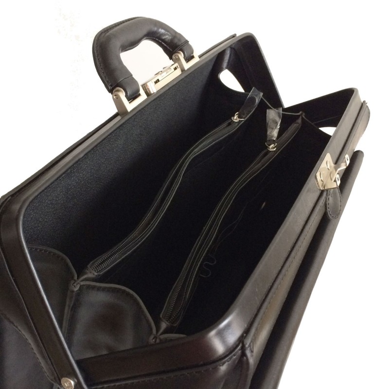 Cartable US Gérard Hénon 5555 noir ouverte