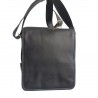 Sac besace rabat long G.Hénon 8151 noir face