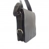 Sac besace rabat long G.Hénon 8151 noir côté