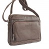 Sacoche pour tablette en cuir vieilli Arthur&Aston choco face