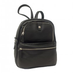 Petit sac à dos féminin G.Hénon 16265 noir face