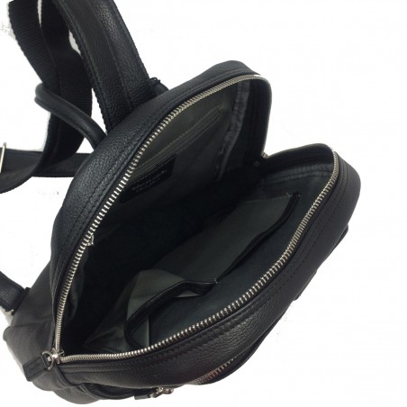 Petit sac à dos féminin G.Hénon 16265 noir dessus