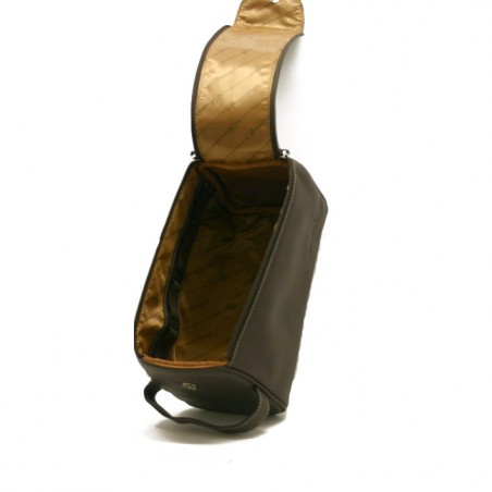 G. Hénon - Trousse de Toilette choco ouvert