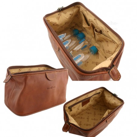 G CONTI - Trousse de Toilette détail ouvert