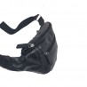 Gérard Henon Sac banane en cuir 81000 noir côté