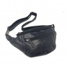 Gérard Henon Sac banane en cuir 81000 noir face