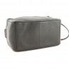 G CONTI  Trousse de Toilette cuir marron foncé cote