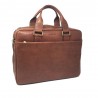 G.CONTI grand porte doc medical cuir cognac face