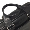 G.CONTI grand porte doc medical cuir noir detail