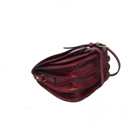G.CONTI Sac Dame porté travers CLASSIC rouge