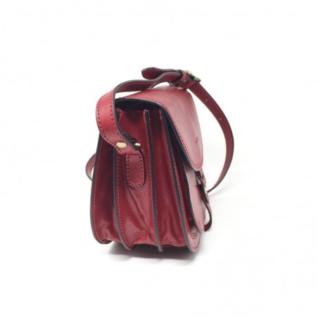 G.CONTI Sac Dame porté travers CLASSIC rouge