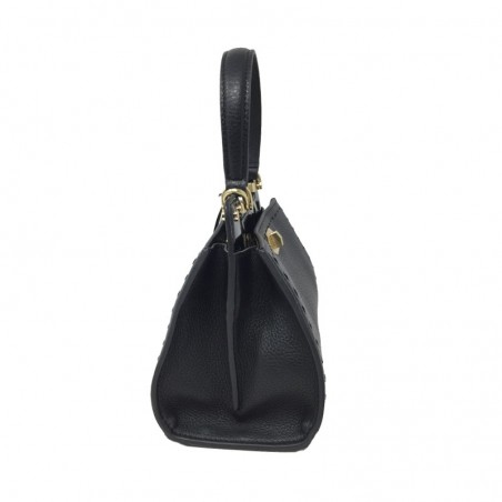 POURCHET mini sac TRIANON 78071 noir côté