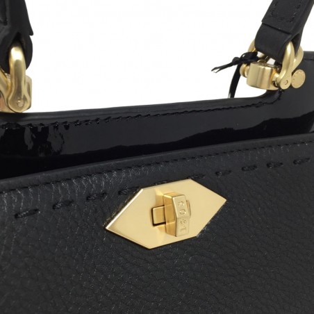 POURCHET mini sac TRIANON 78071 noir détail