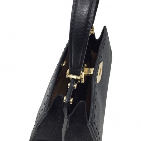 POURCHET mini sac TRIANON 78071 noir dessus