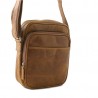 sac homme Henon Outland 8353 marron fauve face