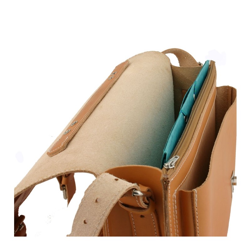 Cartable Ruitertassen cuir brut 102103 int