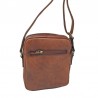 G. HENON Sac homme bandoulière VERONE marron dos