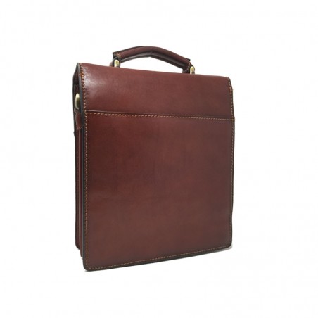 Gérard HENON sac homme cuir à poignée 8813 EXECUTIVE marron dos