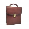Gérard HENON sac homme cuir à poignée 8813 EXECUTIVE marron face