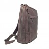 HENON sac à dos PC17" VINTAGE 7166 marron foncé profil