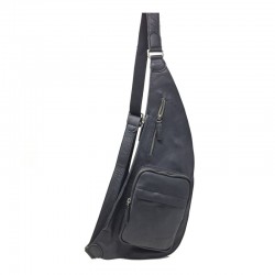GERARD HENON Sacoche monobretelle 7158 VINTAGE noir face