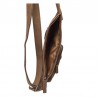 GERARD HENON Sacoche monobretelle 7158 VINTAGE marron côté