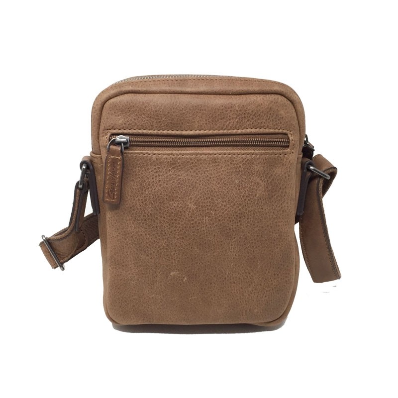 GERARD HENON Sacoche Homme cognac 7102 dos