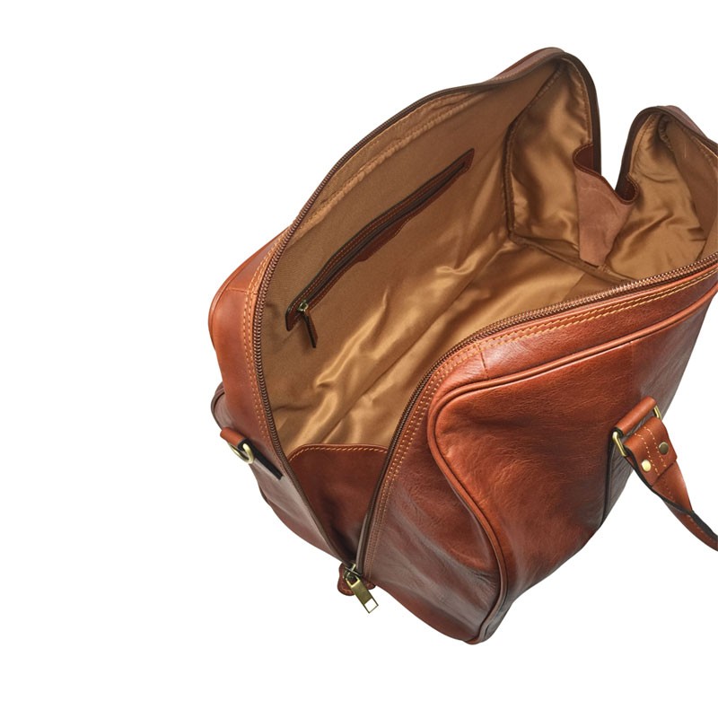 Gérard HENON 5290 sac voyage ARIZONA marron ouvert