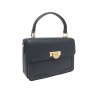 sac pourchet Auteuil noir porté main  vue face