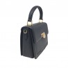sac pourchet Auteuil noir porté main   coté
