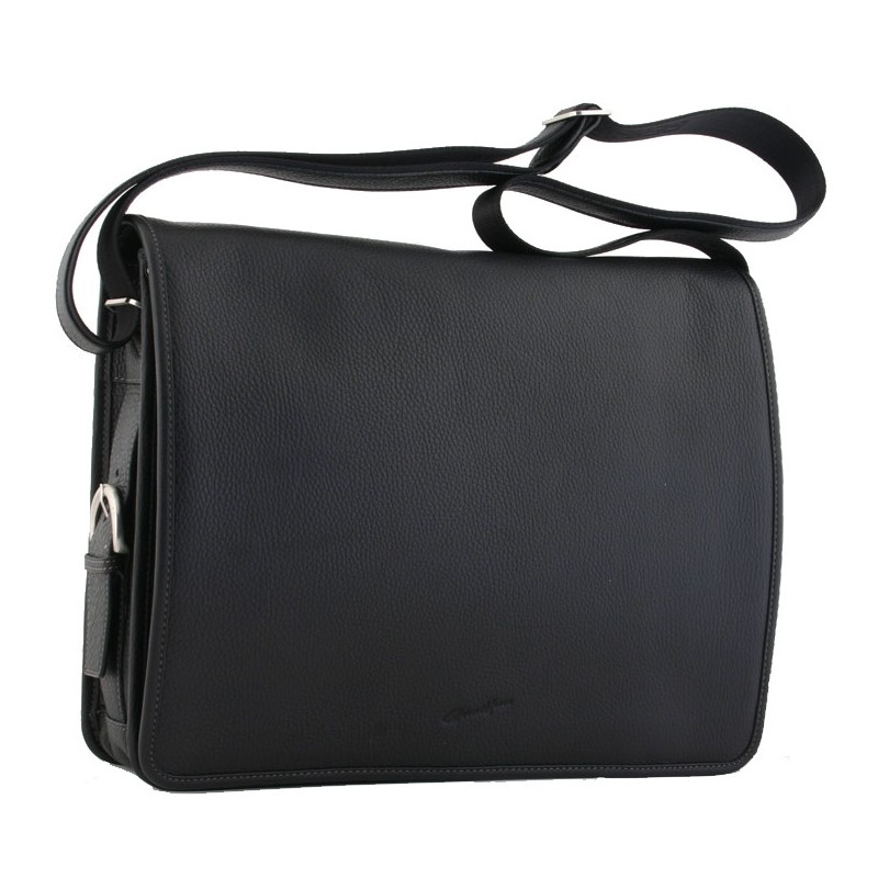 Sac messenger Henon 2960 noir face