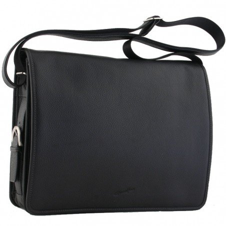 Sac messenger Henon 2960 noir face