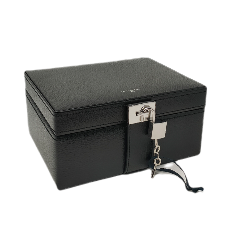 LE TANNEUR Coffret bijoux NOIR FACE