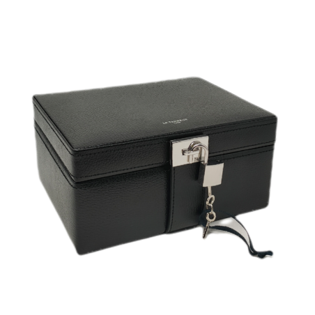 LE TANNEUR Coffret bijoux NOIR FACE