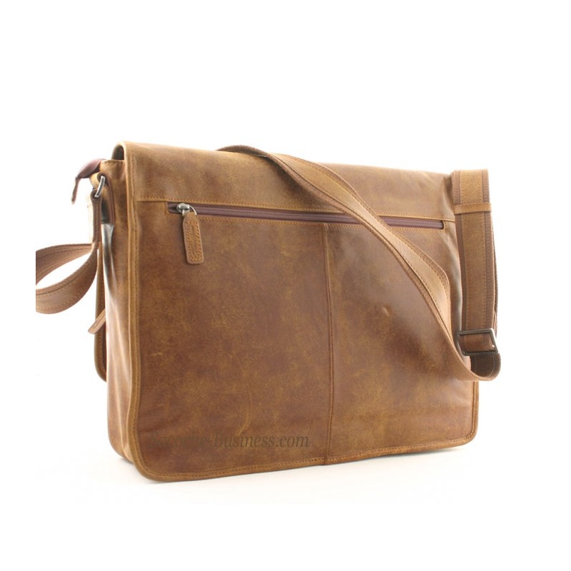 Sac besace Grande taille 8360 cognac dos