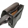 Sac homme à rabat long Gérard HENON 2951 GOLF marron foncé dessus