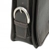 Sac homme à rabat long Gérard HENON 2951 GOLF marron foncé détail